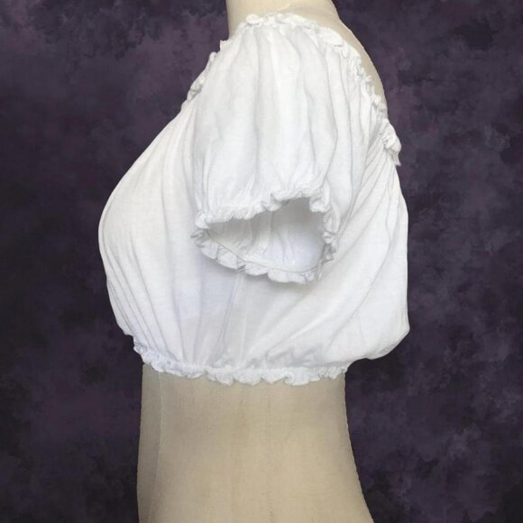 Garage White Milkmaid Top - Picture 2 of 5